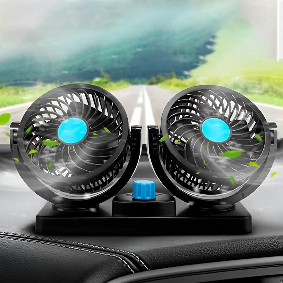 Ventilador Doble 360° Vehiculo MARS-918