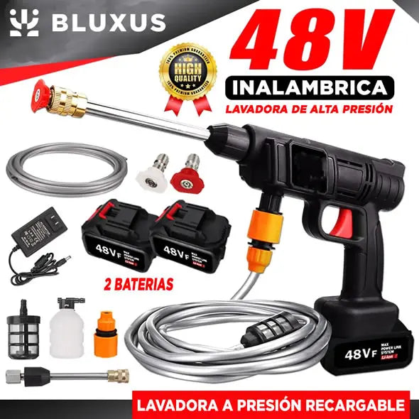 Hidrolavadora Recargable 48V 2 Baterías